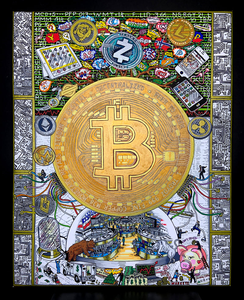 Bitcoin (Framed)