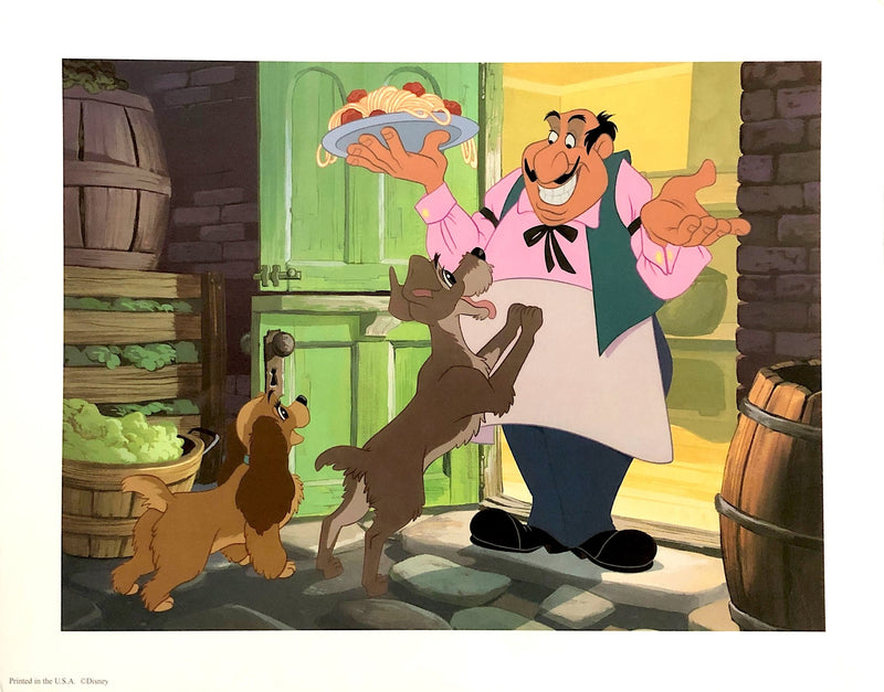 Lady and The Tramp Exclusive Lithograph Portfolio