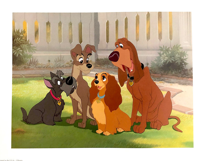 Lady and The Tramp Exclusive Lithograph Portfolio