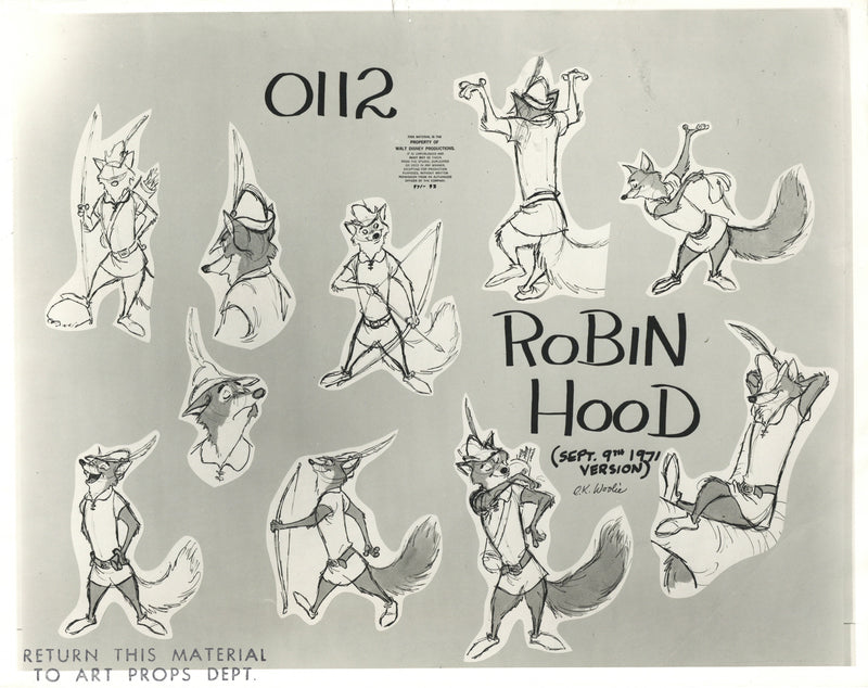 Robin Hood Original Stat Model Sheet: Robin Hood