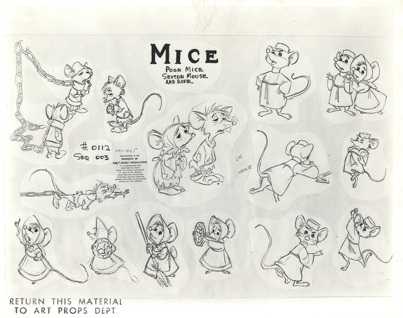 Robin Hood Original Stat Model Sheet: Mice