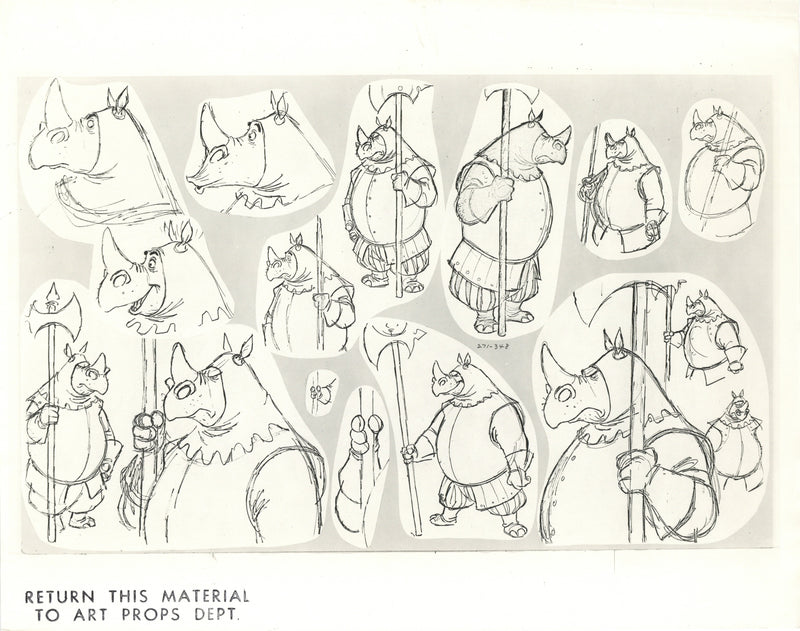 Robin Hood Original Stat Model Sheet: Rhino Guard