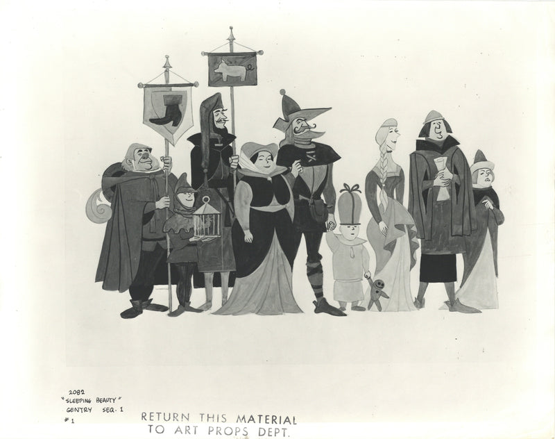 Sleeping Beauty Original Stat Model Sheet: Gentry