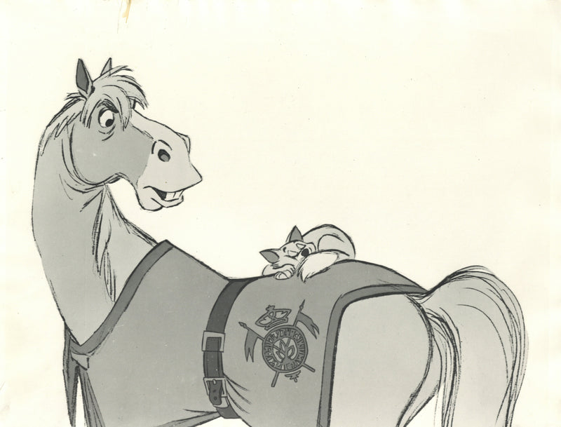 101 Dalmatians Original Stat Model Print: The Captain, Sergeant Tibbs