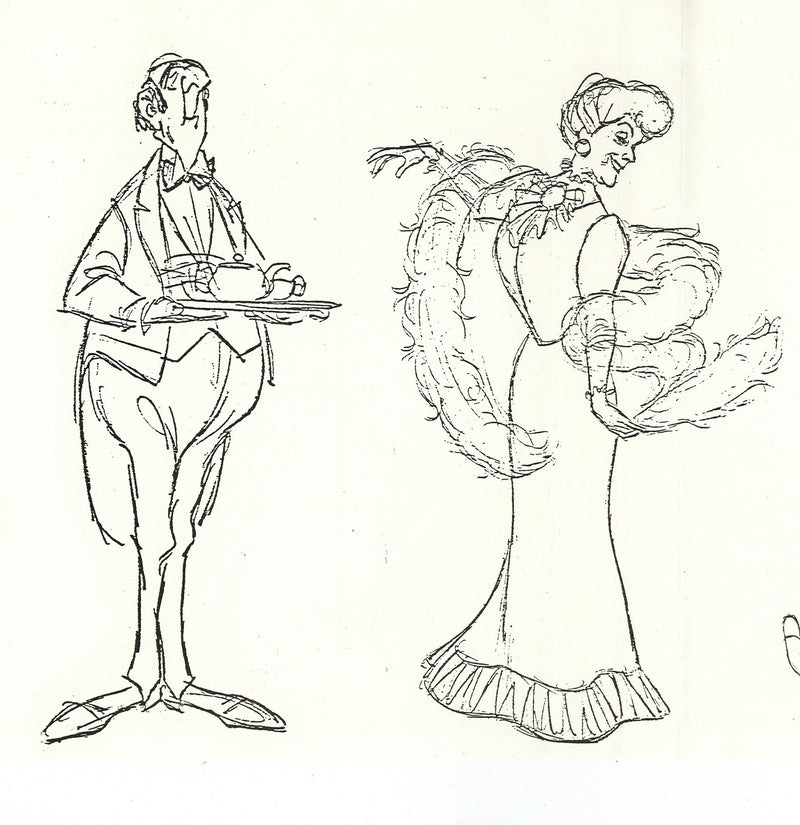 The Aristocats Oversize Stat Model Sheet: Size Comparison Chart