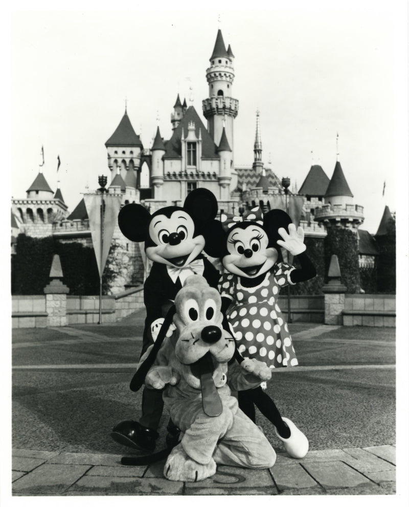 Disney Publicity Photo (1991): Mickey, Minnie, Pluto