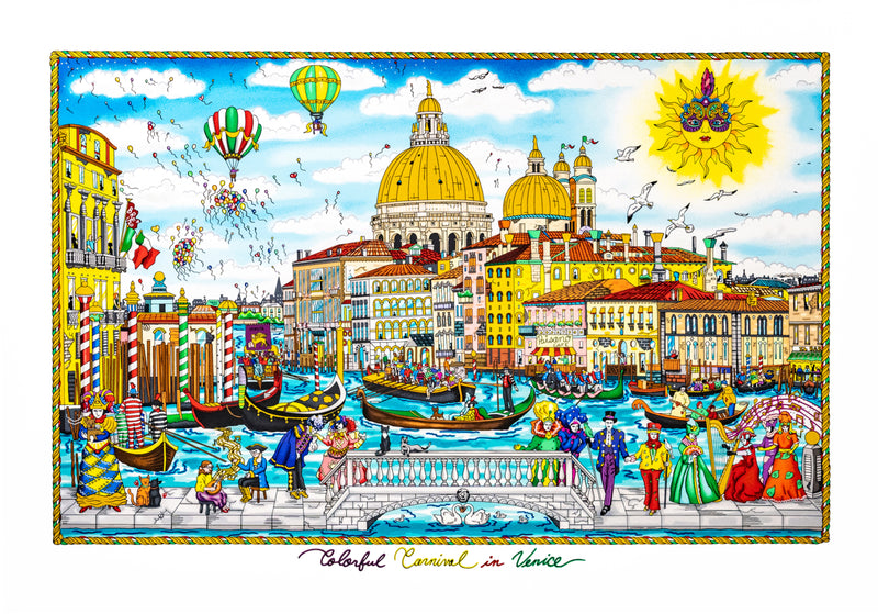 Colorful Carnival in Venice
