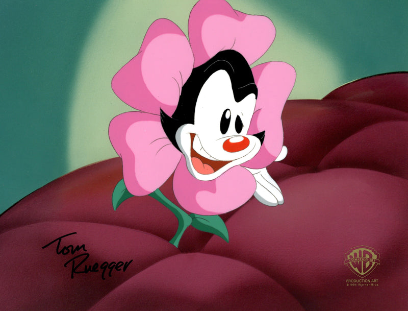 Animaniacs Original Production Cel Signed by Tom Ruegger: Yakko