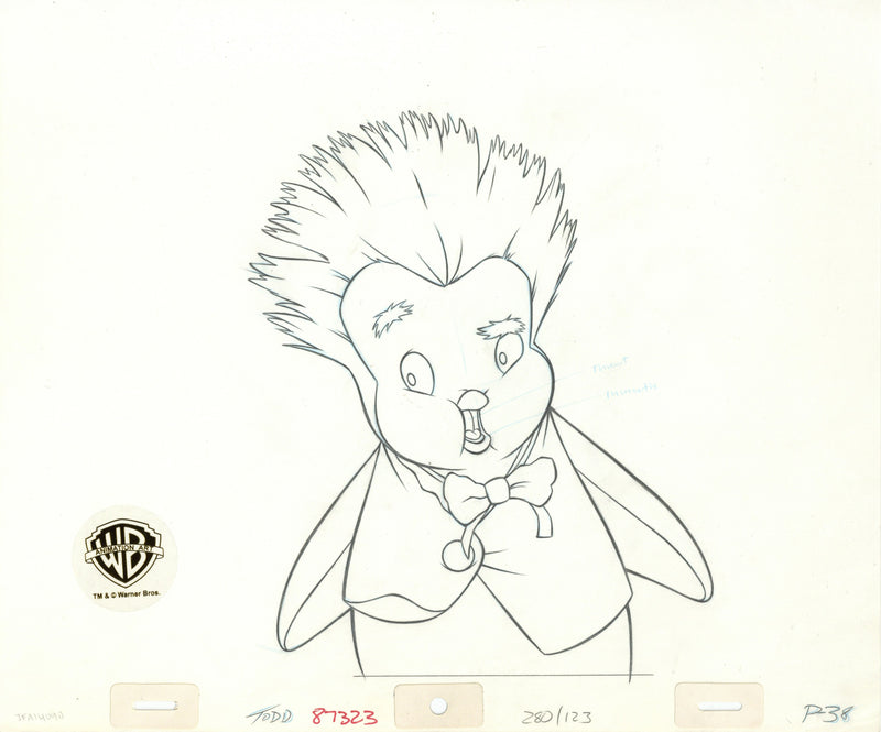 Cats Don't Dance Original Production Drawing: Peabo