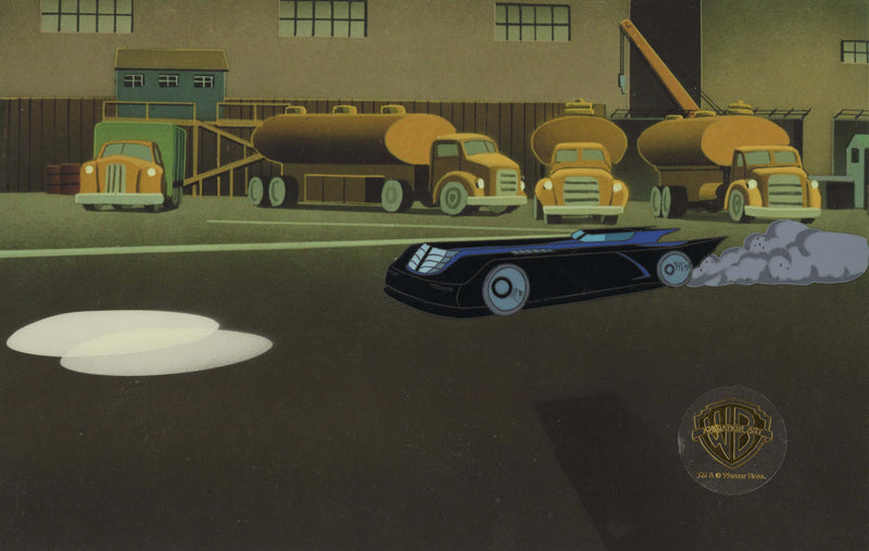 Batman The Animated Series Original Production Cel: Batmobile