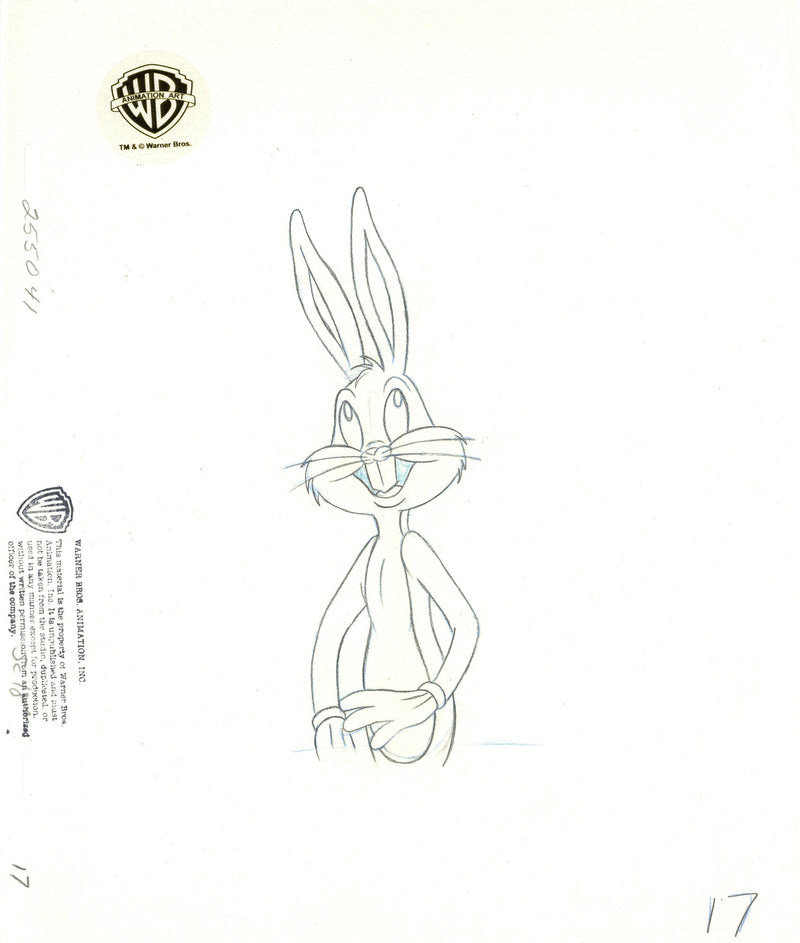 Looney Tunes Original Production Drawing: Bugs Bunny