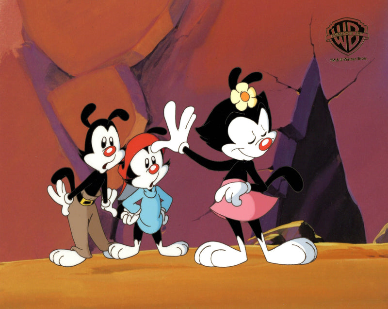 Animaniacs Original Production Cel: Yakko, Wakko, Dot