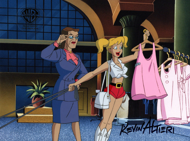 Batman The Animated Series Original Production Cel Signed By Kevin Altieri: Harley