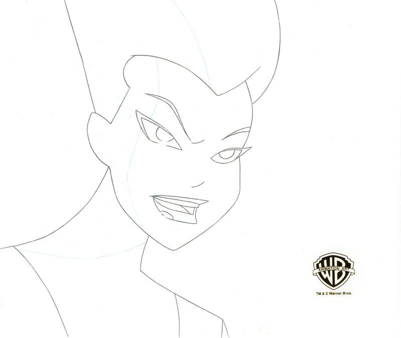 The New Batman Adventures Original Production Cel with Matching Drawing: Livewire