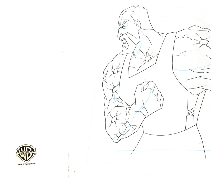 Batman Beyond Original Production Cel with Matching Drawings: Batman, Jackson Chappell