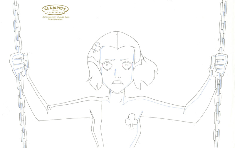 Justice League Unlimited Original Production Drawing: Ace