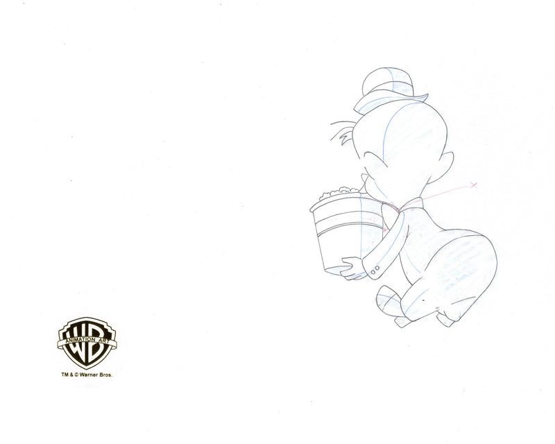 Superman The Animated Series Original Production Cel with Matching Drawings: Ms. Gsptlsnz, Mr. Mxyzptlk