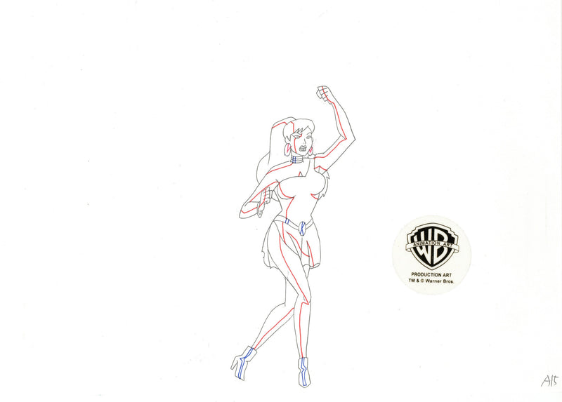 Justice League Original Production Drawing: Giganta