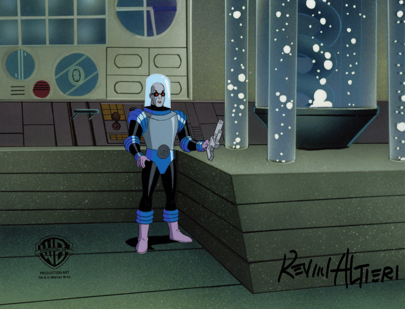 Batman The Animated Series Original Production Cel Signed By Kevin Altieri: Mr. Freeze