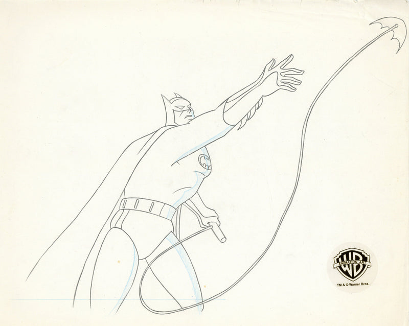 Batman The Animated Series Original Production Drawing: Batman