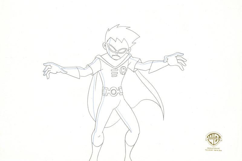Teen Titans Original Production Drawing: Robin