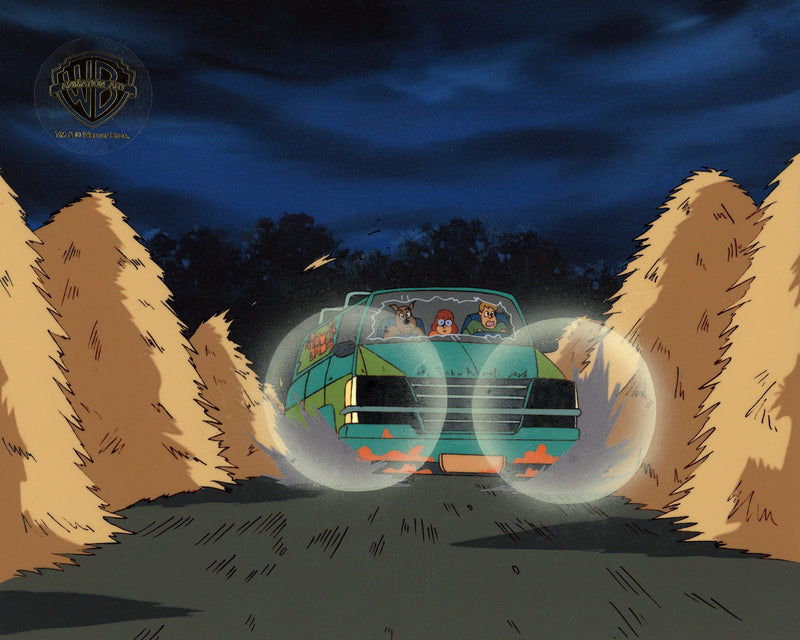 Scooby-Doo and the Witch's Ghost Original Production Cel With Matching Drawing: Scooby, Shaggy, Velma