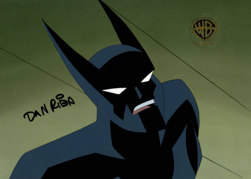 Batman Beyond Original Production Cel Signed by Dan Riba: Batman