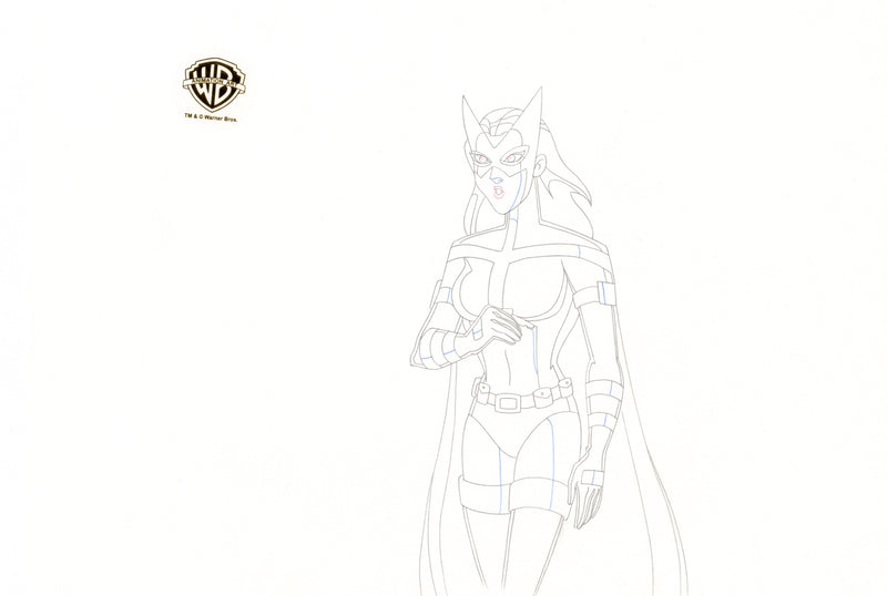 Justice League Unlimited Original Production Drawing (Oversize): Huntress