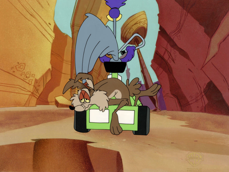 Chariots of Fur Original Production Cel: Road Runner, Wile E. Coyote