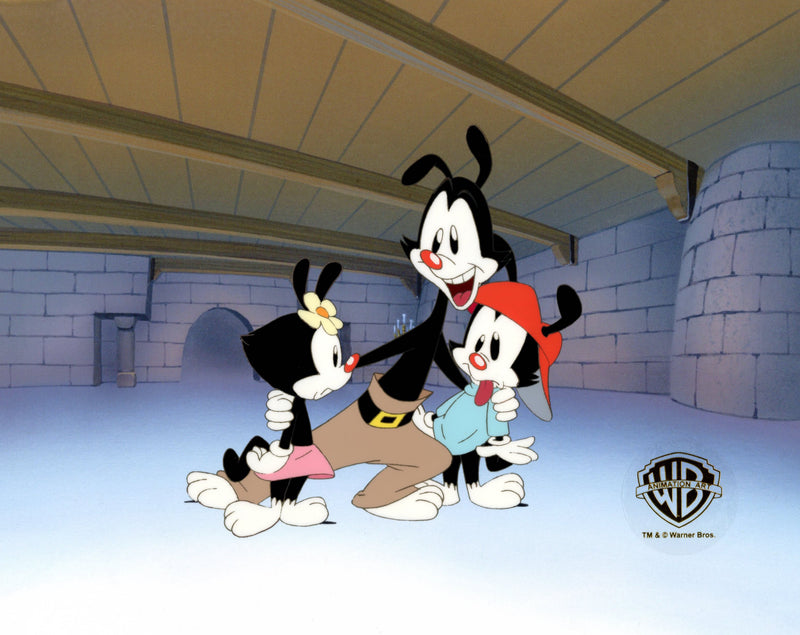 Animaniacs Original Production Cel: Yakko, Wakko, Dot