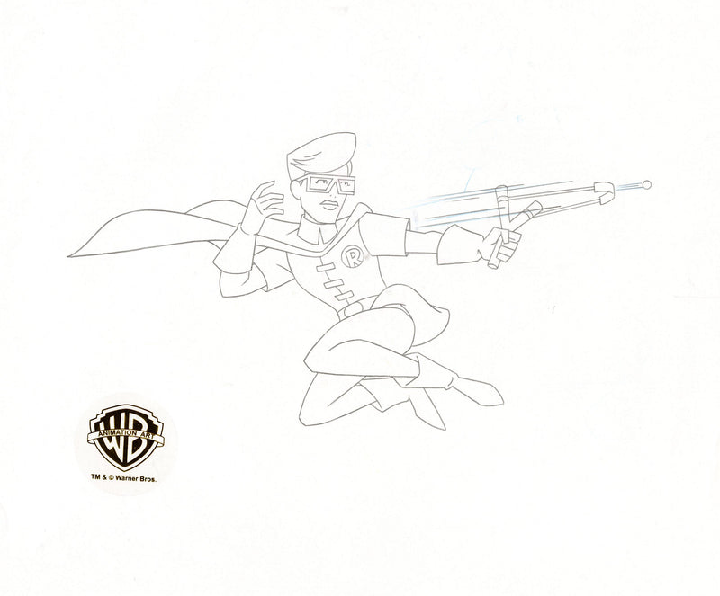 The New Batman Adventures Original Production Drawing: Carrie Kelley