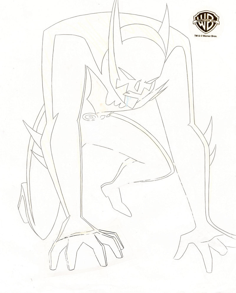 Batman Beyond Original Production Drawing: Batman