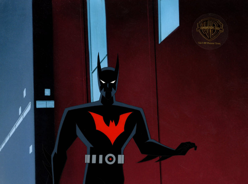 Batman Beyond Original Production Cel with Matching Drawing: Batman