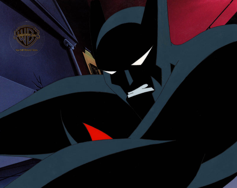 Batman Beyond Original Production Cel with Matching Drawing: Batman
