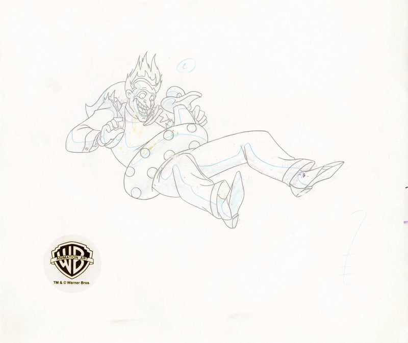 Batman The Animated Series Original Production Drawing: Joker