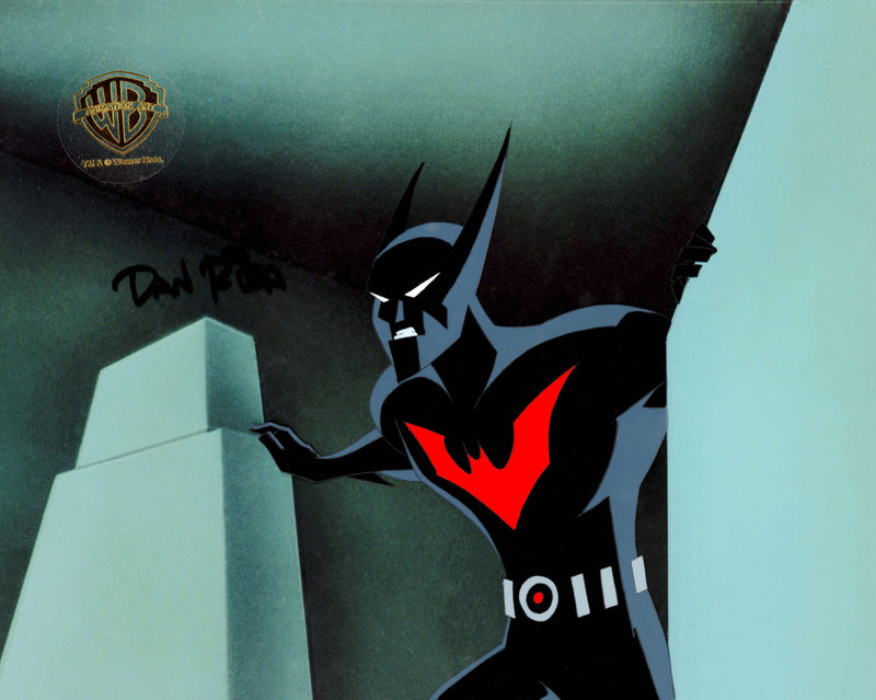 Batman Beyond Original Production Cel Signed by Dan Riba: Batman
