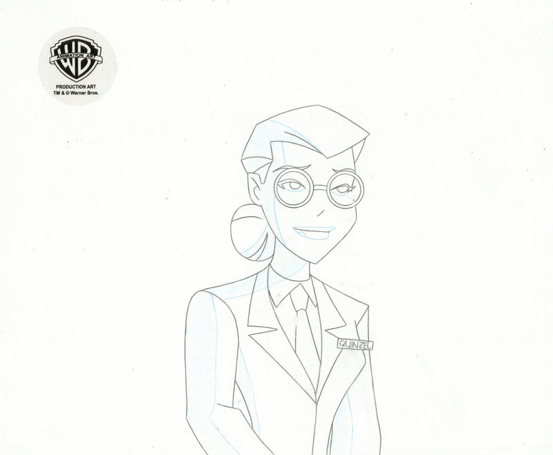 The New Batman Adventures Original Production Drawing: Dr. Harleen Quinzel