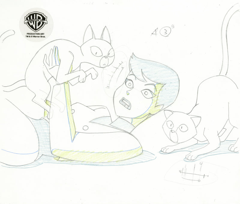 The New Batman Adventures Original Production Drawing: Selina Kyle
