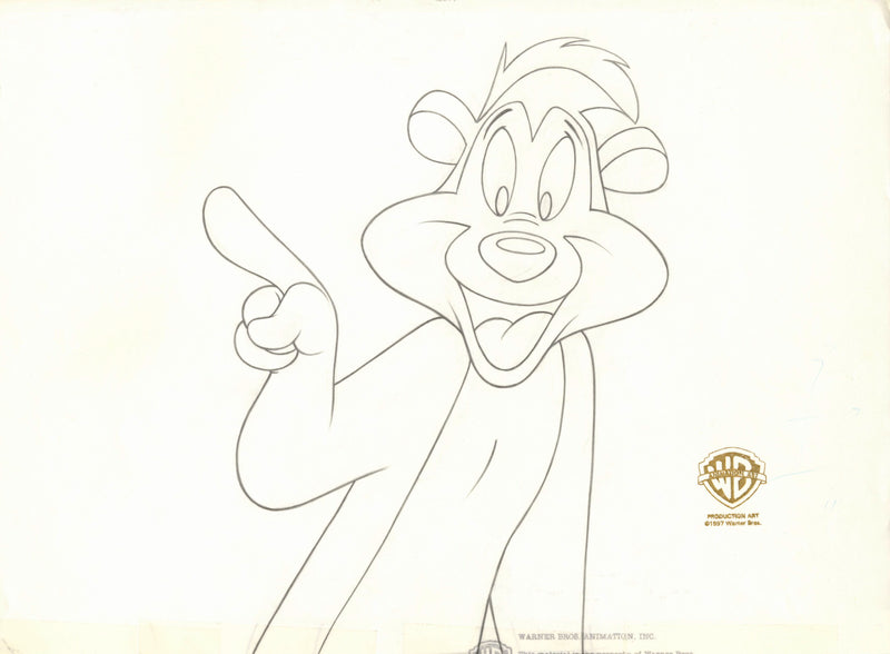 Looney Tunes Original Production Drawing: Pepe Le Pew