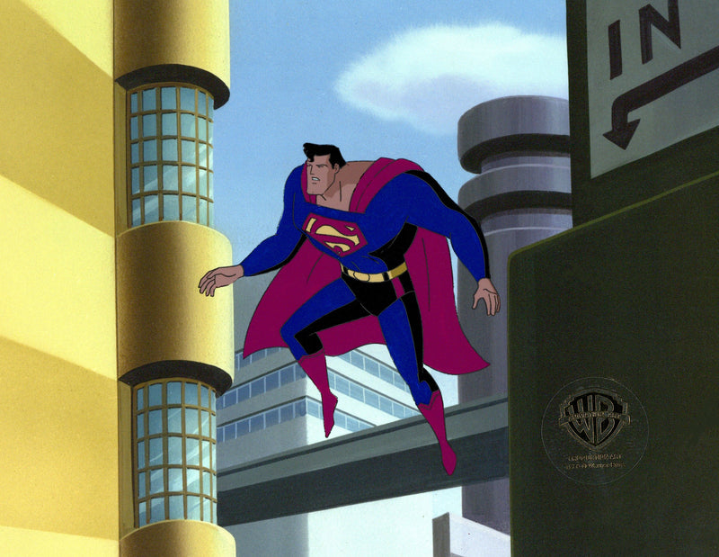 Superman The Animated Series Original Production Cel: Superman (Bizarro)