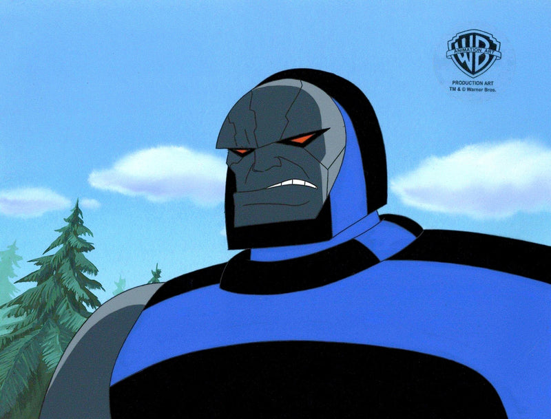 Superman The Animated Series Original Production Cel on Original Background: Darkseid