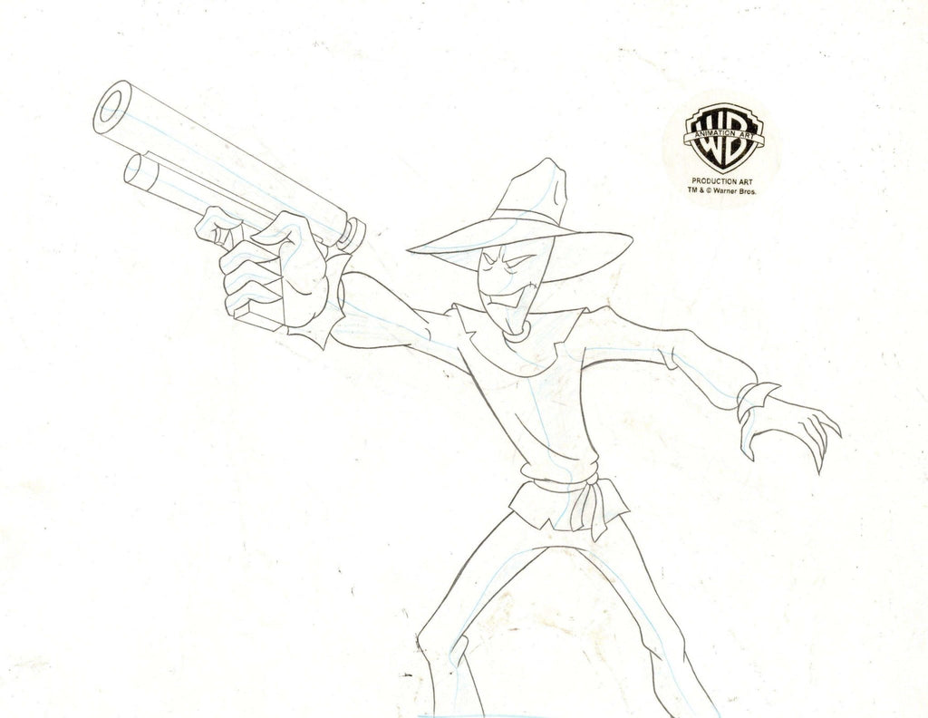 Batman The Animated Series Original Production Drawing: Scarecrow - Choice Fine Art