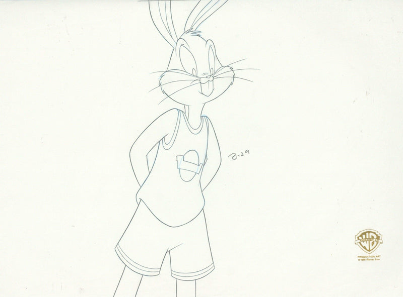 Space Jam Original Production Drawing: Bugs Bunny - Choice Fine Art