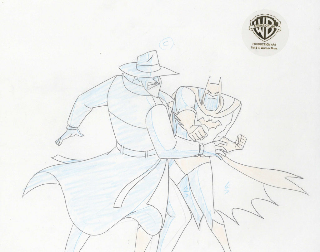The New Batman Adventures Original Production Drawing: Batman and Joker - Choice Fine Art
