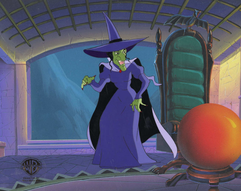 The Wizard of Oz (TV Series) Original Production Cel on Original Background: The Wicked Witch - Choice Fine Art